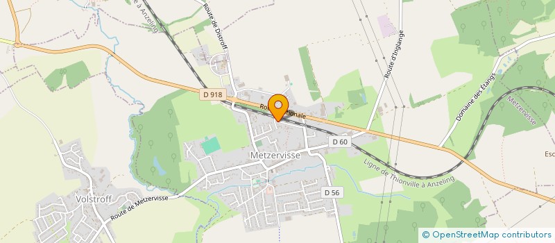 localisation de l'entreprise SCI DE LA VALLEE DE LA CANNER  METZERVISSE