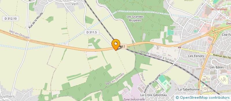 localisation de l'entreprise SCI DE LA VALLEE DE LA CHARENTONNE à VERT-EN-DROUAIS