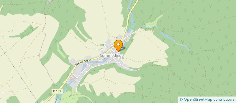 localisation de l'entreprise SCI DE LA VALLEE DE LA DIEUE à SOMMEDIEUE