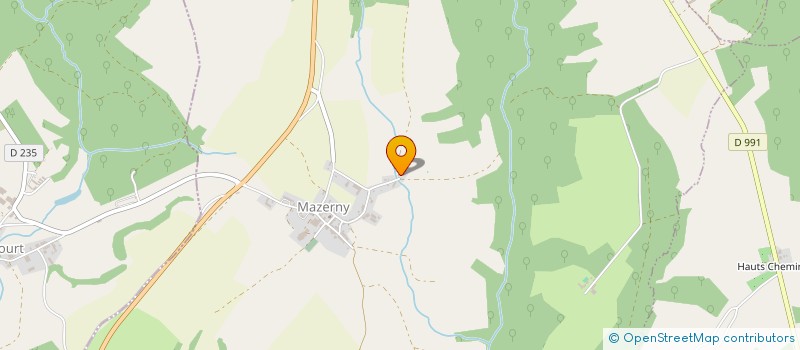 localisation de l'entreprise SCI DE LA VALLEE DE LA FENSCH  MAZERNY