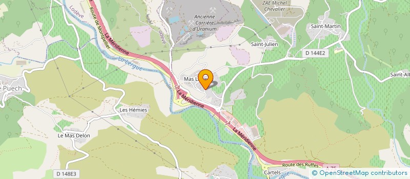 localisation de l'entreprise SCI DE LA VALLEE DE LA LERGUE à LE BOSC