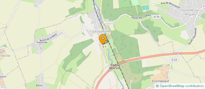 localisation de l'entreprise SCI DE LA VALLEE DE LA SCIE  SAUQUEVILLE