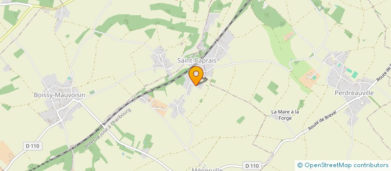 localisation de l'entreprise SCI DE LA VALLEE DE LA TAUPE  MENERVILLE