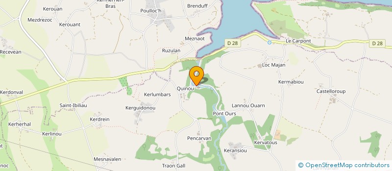 localisation de l'entreprise SCI DE LA VALLEE DES MOULINS  PLOUGUIN