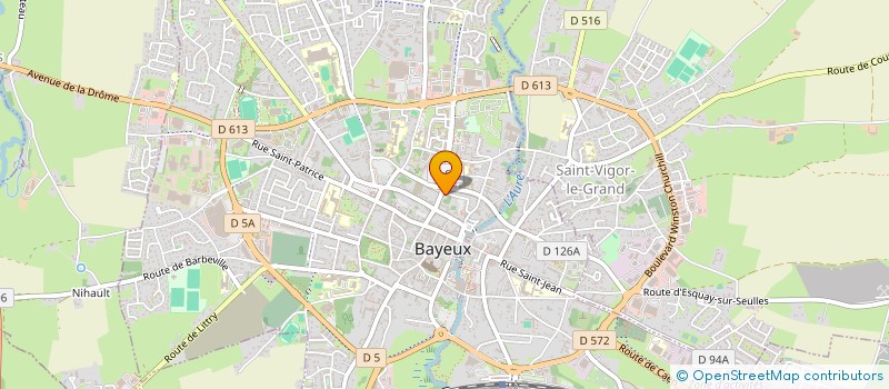localisation de l'entreprise SCI DE LA VALLEE DES PRES  BAYEUX