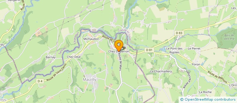 localisation de l'entreprise SCI DE LA VALLEE DU BOTORET  MAIZILLY