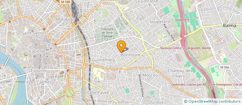 localisation de l'entreprise SCI  DE LA VALLEE DU CHER  TOULOUSE