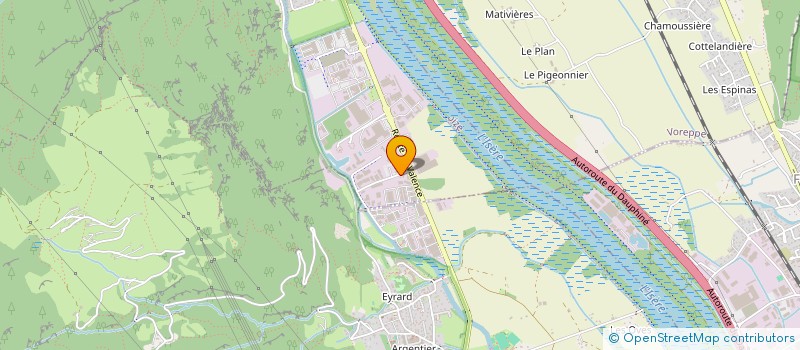 localisation de l'entreprise SCI DE LA VALLEE DU DARC  VEUREY-VOROIZE