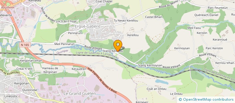 localisation de l'entreprise SCI DE LA VALLEE DU JET  ERGUE-GABERIC