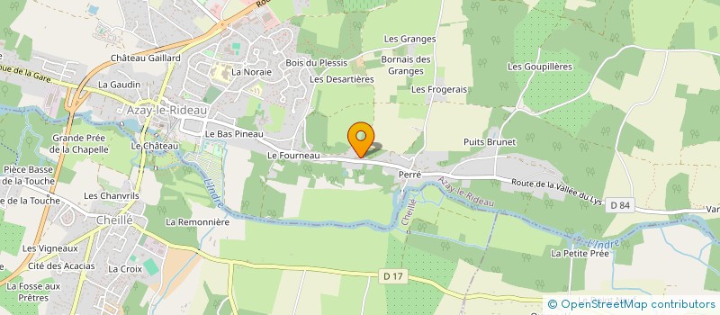 localisation de l'entreprise SCI DE LA VALLEE DU LYS à AZAY-LE-RIDEAU