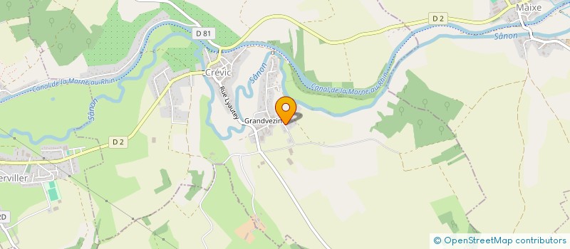 localisation de l'entreprise SCI DE LA VALLEE DU SEL  CREVIC