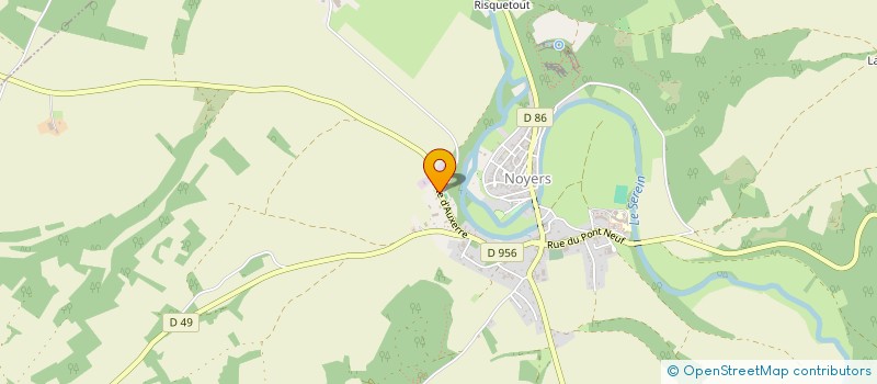 localisation de l'entreprise SCI DE LA VALLEE DU SEREIN à NOYERS