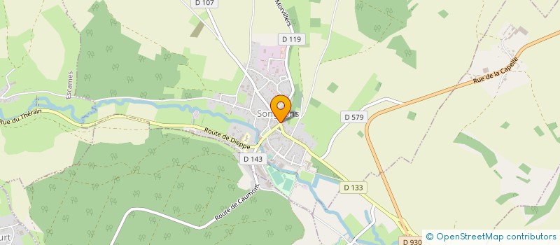 localisation de l'entreprise SCI DE LA VALLEE DU THERAIN  SONGEONS