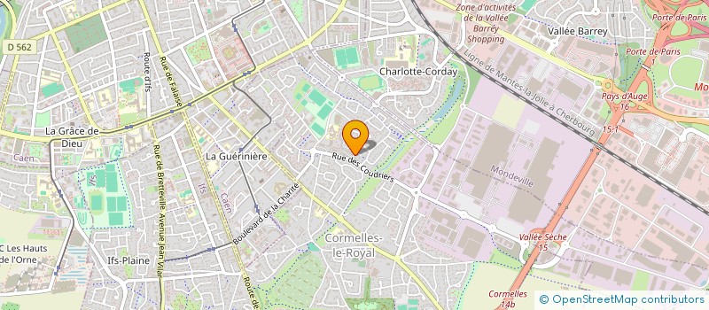 localisation de l'entreprise SCI DE LA VALLEE VERTE  CORMELLES-LE-ROYAL