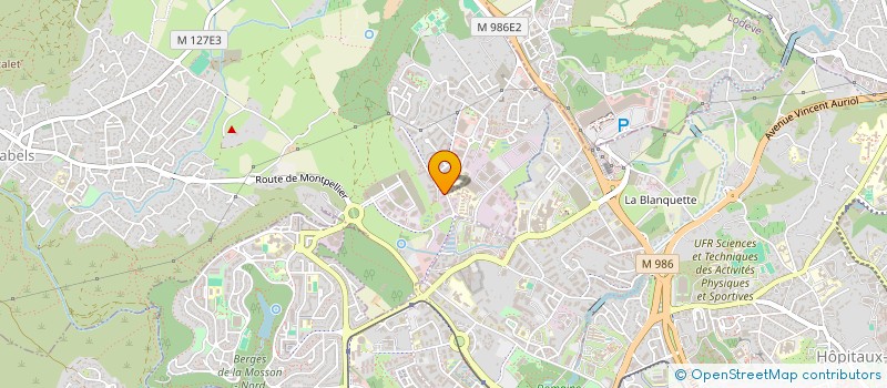 localisation de l'entreprise SCI DE LA VALSIERE  GRABELS