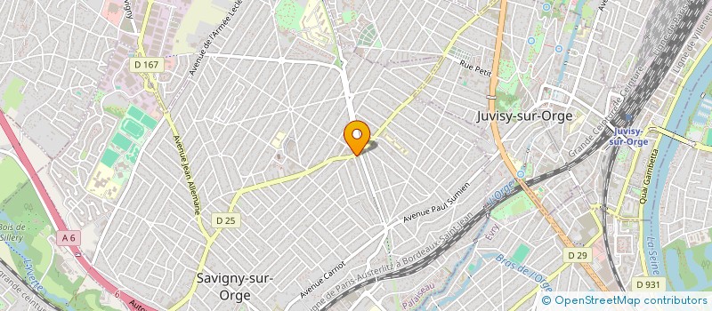 localisation de l'entreprise SCI DE LA VANNE à SAVIGNY-SUR-ORGE