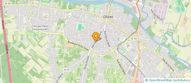 localisation de l'entreprise SCI DE LA VANNOISE  OLIVET