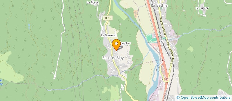 localisation de l'entreprise SCI DE LA VANOISE  ESSERTS BLAY