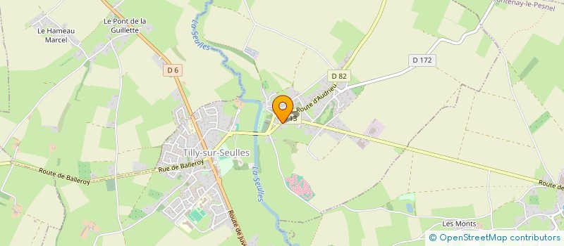 localisation de l'entreprise SCI DE LA VARENDE  TILLY-SUR-SEULLES