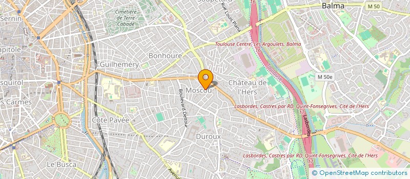 localisation de l'entreprise SCI DE LA VARENNE à TOULOUSE