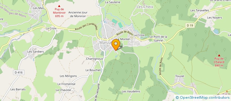 localisation de l'entreprise SCI DE LA VARENNE PEREIRA  CHARBONNIERES-LES-VIEILLES