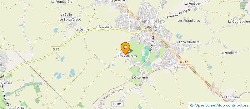 localisation de l'entreprise SCI DE LA VARONESSE  RIVES DE L'YON