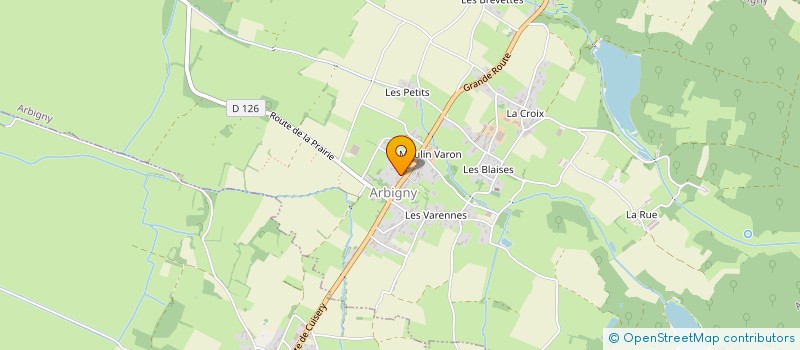 localisation de l'entreprise SCI DE LA VASQUE  ARBIGNY