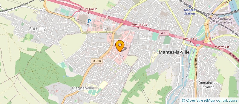 localisation de l'entreprise SCI DE LA VAUDOIRE  MAGNANVILLE