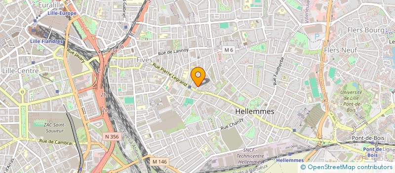 localisation de l'entreprise SCI DE LA VEINE à LILLE