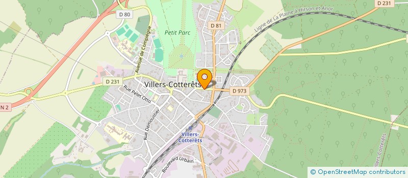 localisation de l'entreprise SCI DE LA VENERIE à VILLERS-COTTERETS