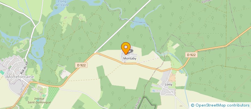 localisation de l'entreprise SCI DE LA VENERIE  MORTEFONTAINE