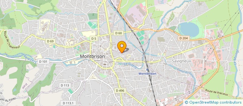 localisation de l'entreprise SCI DE LA VERDIERE  MONTBRISON