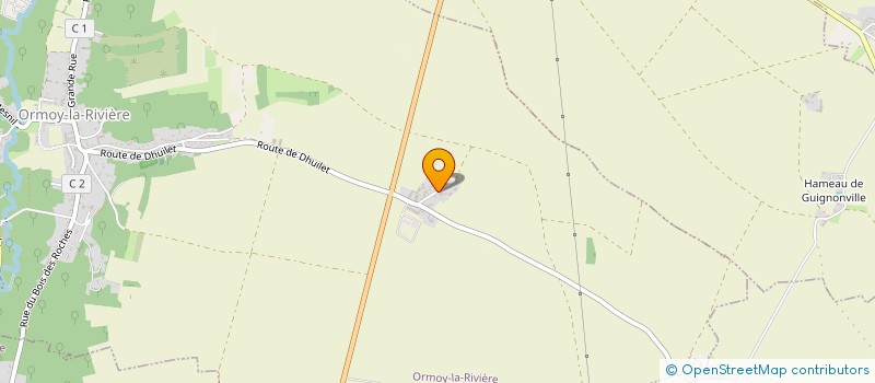 localisation de l'entreprise SCI DE LA VERDOISE  ORMOY-LA-RIVIERE