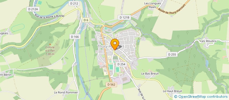 localisation de l'entreprise SCI DE LA VERE  THURY-HARCOURT-LE-HOM