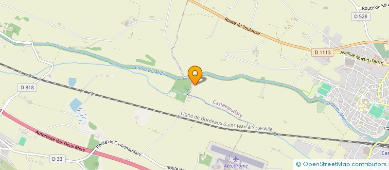 localisation de l'entreprise SCI DE LA VERNEDE  CASTELNAUDARY