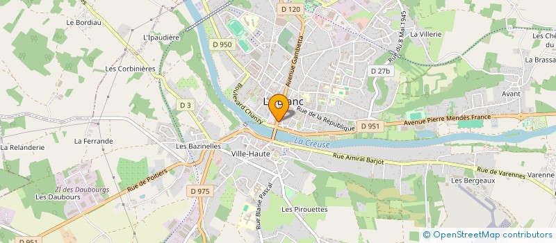 localisation de l'entreprise SCI DE LA VERONIERE à LE BLANC