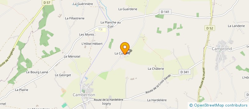 localisation de l'entreprise SCI DE LA VERONNE  CAMBERNON