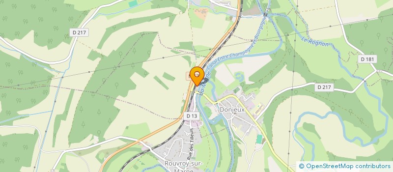 localisation de l'entreprise SCI DE LA VERPILLERE à DONJEUX