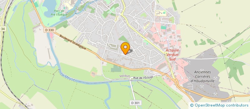 localisation de l'entreprise SCI DE LA VERRIERE à VERDUN