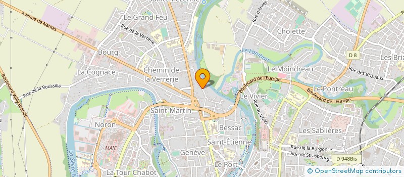 localisation de l'entreprise SCI DE LA VERTE VALLEE à NIORT