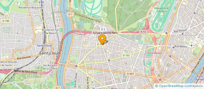 localisation de l'entreprise SCI DE LA VIADENE à BOULOGNE-BILLANCOURT