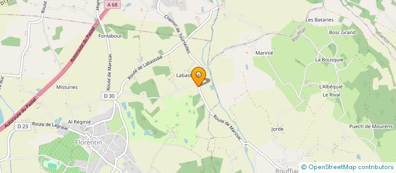 localisation de l'entreprise SCI DE LA VIALETTE  MARSSAC-SUR-TARN