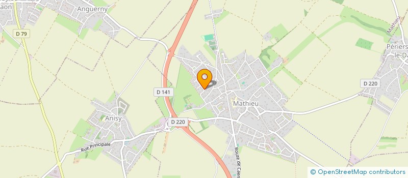 localisation de l'entreprise SCI DE LA VICOMTE  MATHIEU