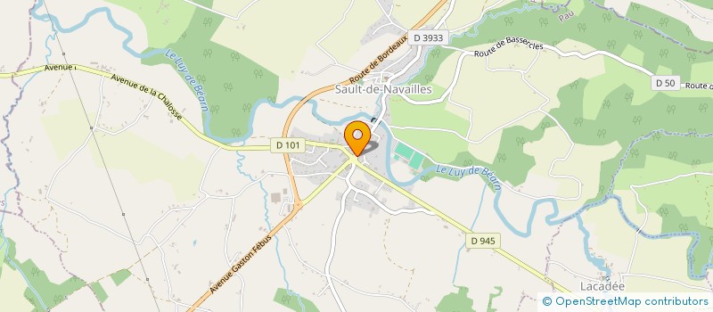 localisation de l'entreprise SCI DE LA VICOMTE  SAULT-DE-NAVAILLES