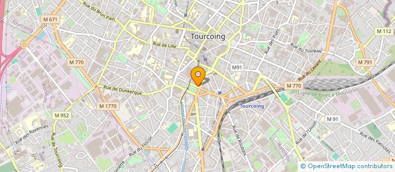 localisation de l'entreprise SCI DE LA VICTOIRE  TOURCOING