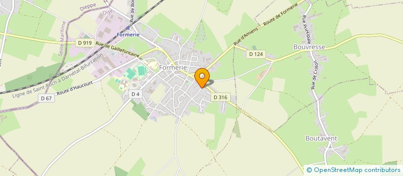 localisation de l'entreprise SCI DE LA VICTOIRE  FORMERIE