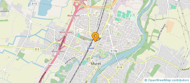 localisation de l'entreprise SCI DE LA VICTOIRE  MURET