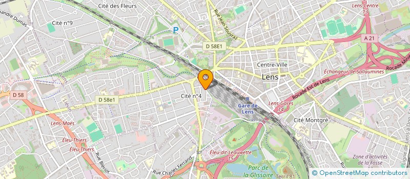 localisation de l'entreprise SCI DE LA VICTOIRE  LENS