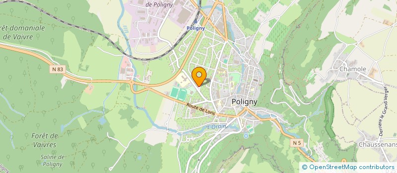 localisation de l'entreprise SCI DE LA VICTOIRE  POLIGNY