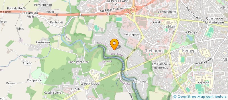 localisation de l'entreprise SCI DE LA VICTOIRE à VANNES